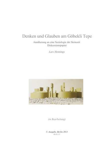 Göbekli Tepe PDF - Lars Hennings