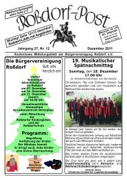 Roßdorf-Lädle mit Angeboten - Bürgervereinigung Roßdorf