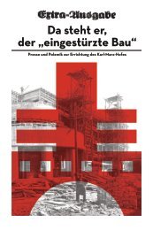 Da steht er, der „eingestürzte Bau“ - Das Rote Wien - Waschsalon