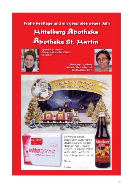Nachrichtenblatt Dezember 2012 - Werbegemeinschaft Geismar ...