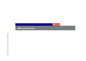 Mercury & Forms - docuFORM GmbH
