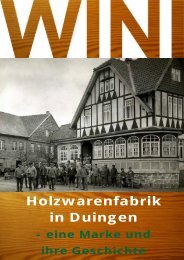 WINI Holzwarenfabrik in Duingen - adam-duingen.de