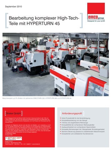 HYPERTURN 45 - Emco Maier GmbH