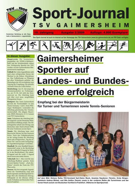 Ausgabe 2 - TSV Gaimersheim