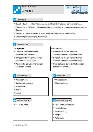 Metall - aktionbildung