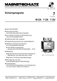 W ZA Y ZA Y ZU Schwingmagnete