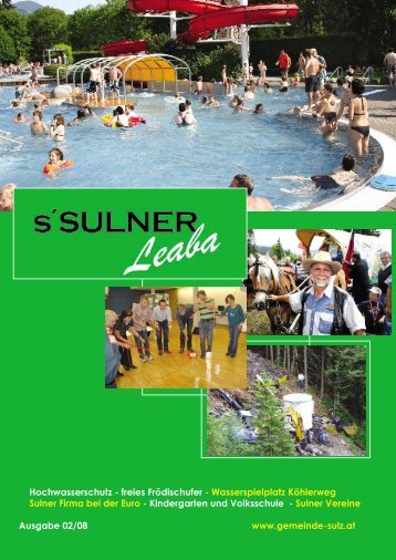 Gemeindezeitung 2/08 - Gemeinde Sulz