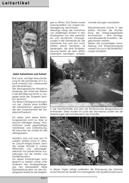 Gemeindezeitung 2/08 - Gemeinde Sulz