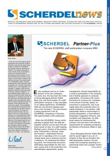 Partner-Plus SCHERDEL - Scherdel GmbH