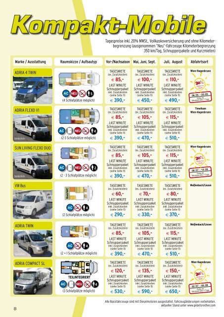 REISEMOBILE & WOHNWAGEN - Wohnwagen - Gebetsroither