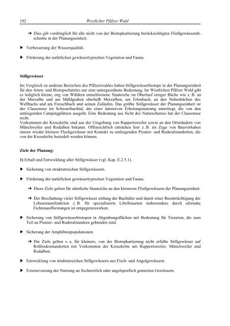 Planung Vernetzter Biotopsysteme Bereich Landkreis Südwestpfalz ...