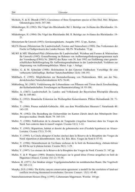 Planung Vernetzter Biotopsysteme Bereich Landkreis Südwestpfalz ...