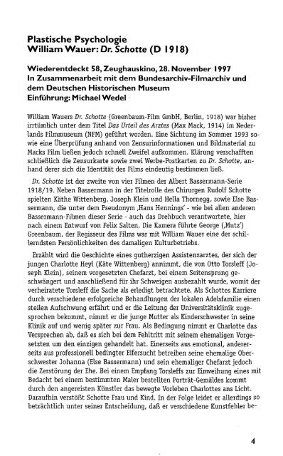 Frühling/ Sommer 1998 - Filmblatt