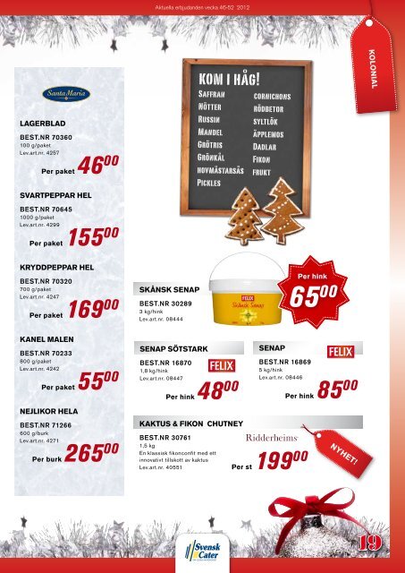 Julbilaga 2012.pdf - Svensk Cater