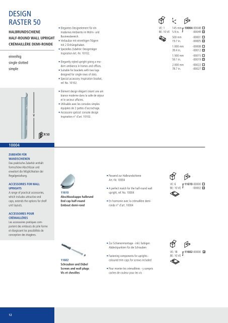 produkt programm product program programme de produit - Schadebo