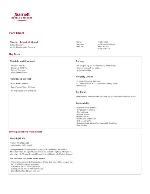 Munich Marriott Hotel Fact Sheet ELGI munich-marriott-hotel-fact-sheet-elgi