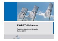 References Radiation Monitoring Networks - ENVINET GmbH