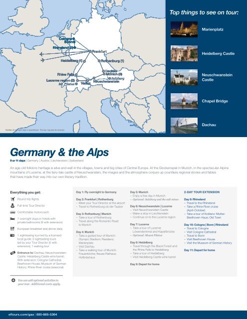 Germany & the Alps - EF Tours