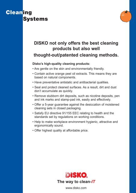 The way to clean-IT - DISKO