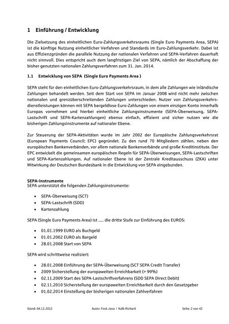 SEPA Zahlungsverkehr der Zukunft - Sparkasse Bamberg