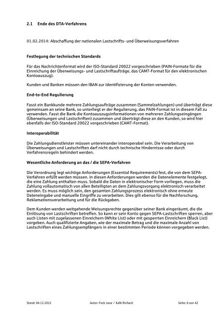 SEPA Zahlungsverkehr der Zukunft - Sparkasse Bamberg