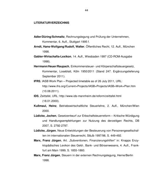 Das Anfertigen von wissenschaftlichen Arbeiten - LSW