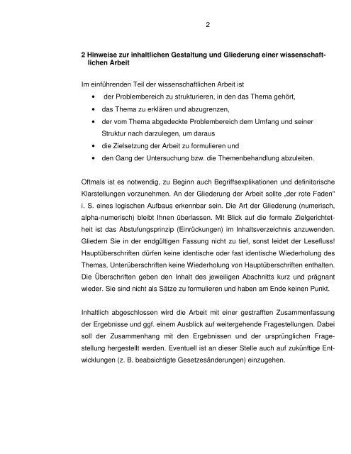 Das Anfertigen von wissenschaftlichen Arbeiten - LSW