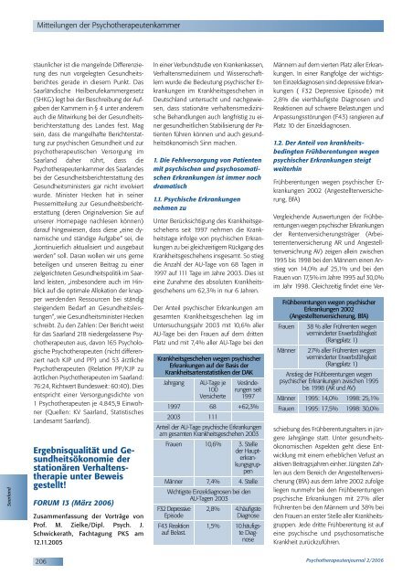 Psychotherapeutenjournal 2/2006 (.pdf) - medhochzwei Verlag GmbH