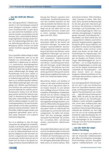 Psychotherapeutenjournal 2/2006 (.pdf) - medhochzwei Verlag GmbH