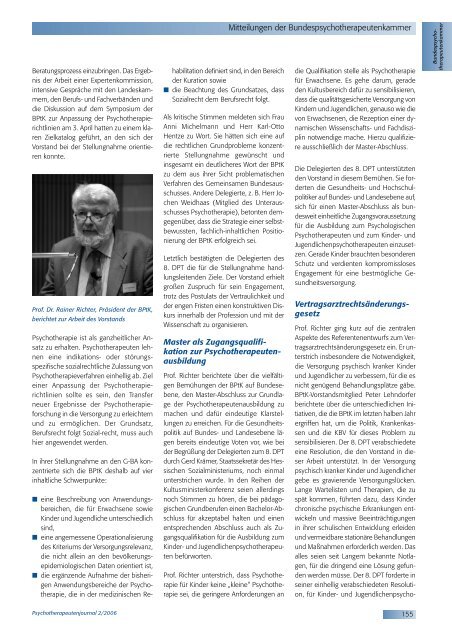Psychotherapeutenjournal 2/2006 (.pdf) - medhochzwei Verlag GmbH