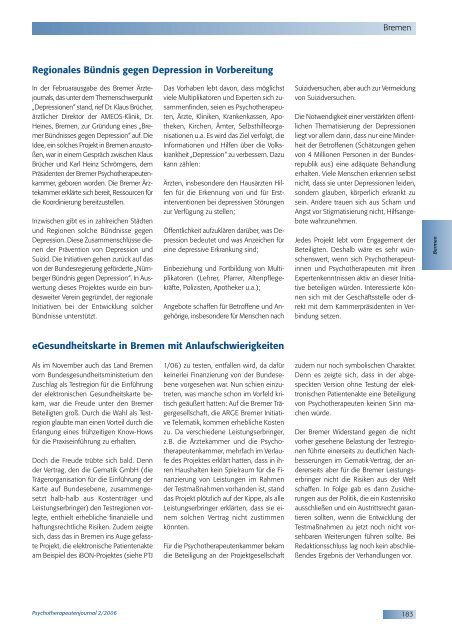 Psychotherapeutenjournal 2/2006 (.pdf) - medhochzwei Verlag GmbH