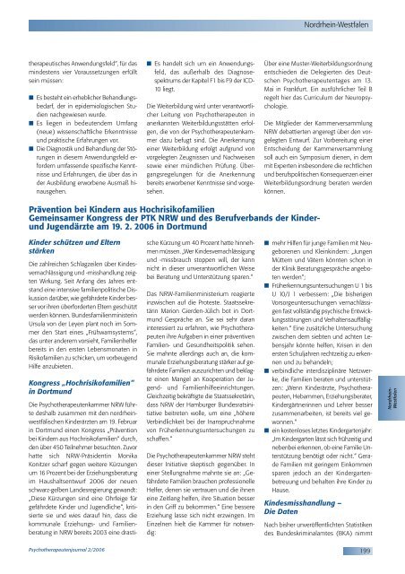 Psychotherapeutenjournal 2/2006 (.pdf) - medhochzwei Verlag GmbH