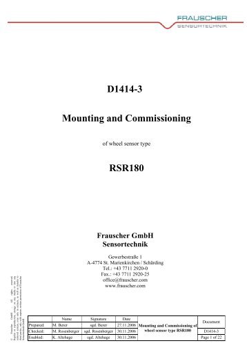 D1414-3 Mounting and Commissioning RSR180 - networx.at