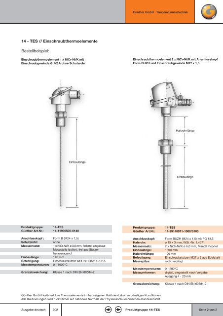 Günther - MTS Messtechnik Schaffhausen GmbH