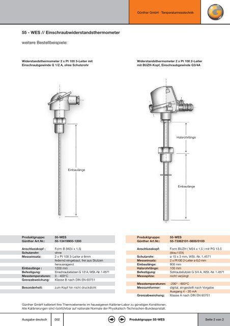 Günther - MTS Messtechnik Schaffhausen GmbH