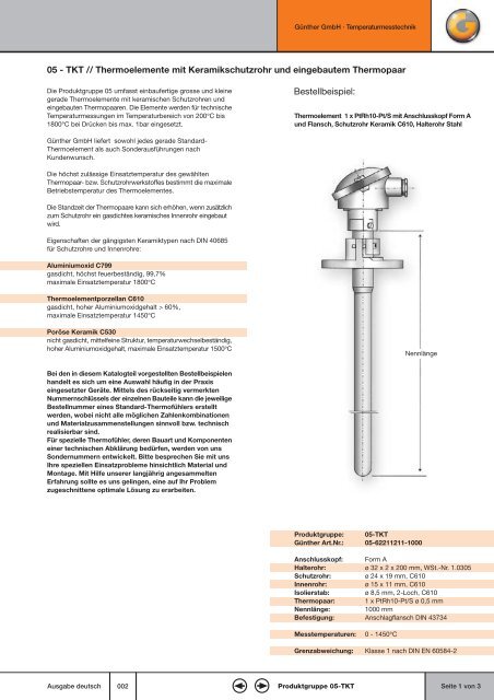 Günther - MTS Messtechnik Schaffhausen GmbH