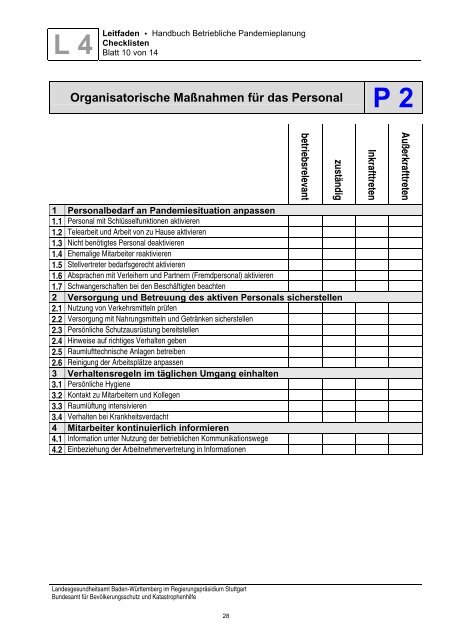 Handbuch Betriebliche Pandemieplanung - Öffentlicher ...