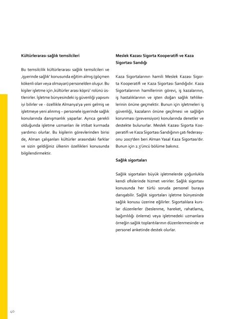 Sağlıklı çalışmak Gesund arbeiten - Initiative Gesundheit & Arbeit