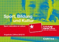 Sport, Bildung und Kultur - KulturLegi