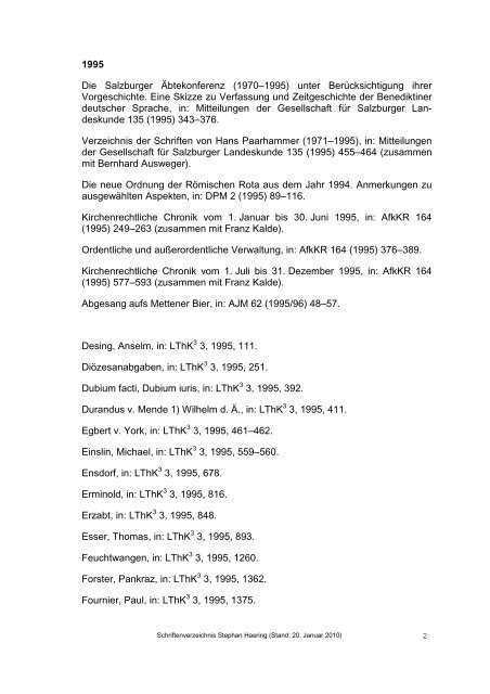 Chronologische Bibliographie Haering Jan 2010 - Katholisch ...