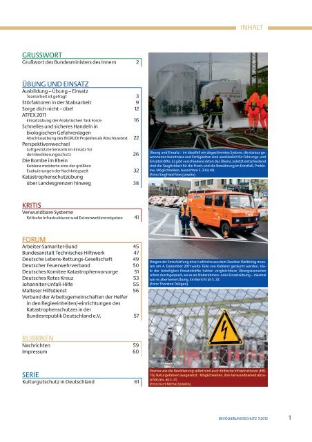 Magazin 1 / 12 (PDF, 6MB) - Bundesamt für Bevölkerungsschutz ...