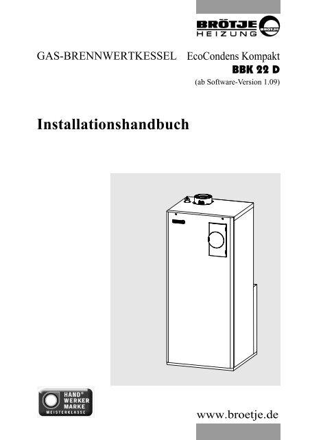 Installationshandbuch - Gienger