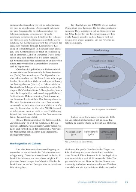 Sonderausgabe: Dekontamination Verletzter (PDF, 2MB)