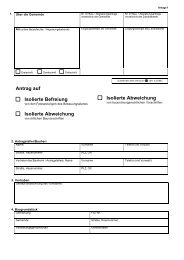 Antrag auf Isolierte Befreiung Isolierte Abweichung Isolierte ...