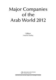 Major Companies of the Arab World 2012 - Gale