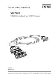 VAPORIX-Diagnose - FAFNIR GmbH