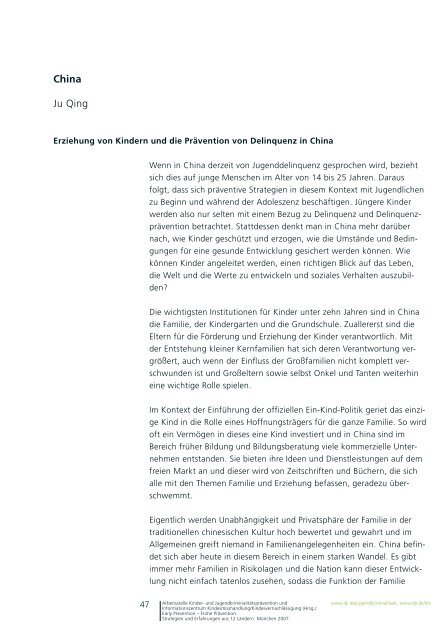 Early Prevention - Deutsches Jugendinstitut  e.V.