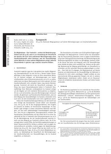 EuGH, Urteil vom 11.03.2004 - Rs C-9 - Ja-Aktuell