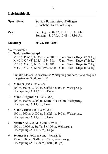 Ausschreibung Landessportfest - DJK-Diözesanverband Rottenburg ...