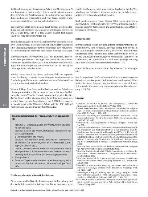 Das Rationalisierungsschema 2004 des Bundesverbandes ... - DGEM